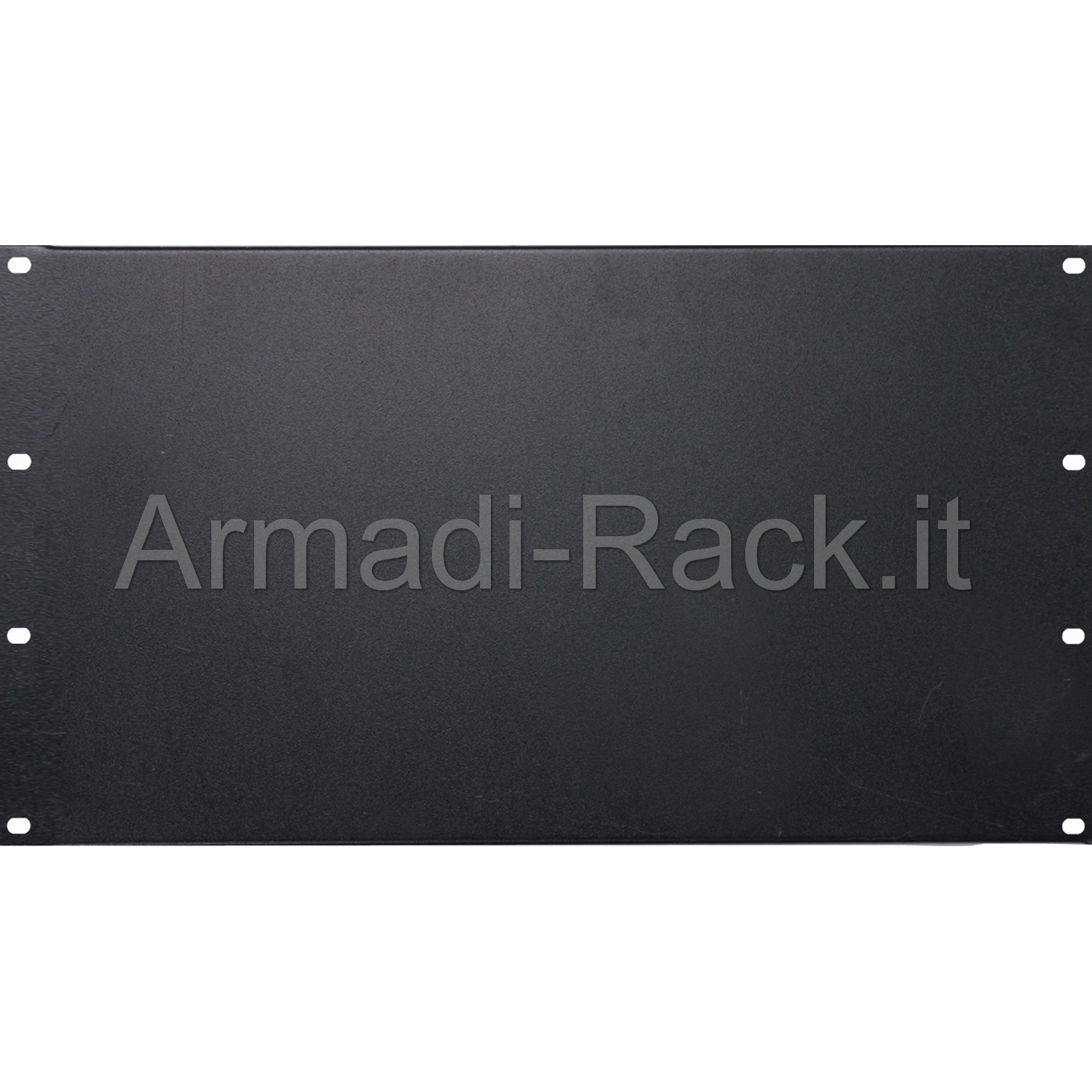 Piastra 19� cieca chiusura spazi vuoti nero RAL 9005 6 unit�