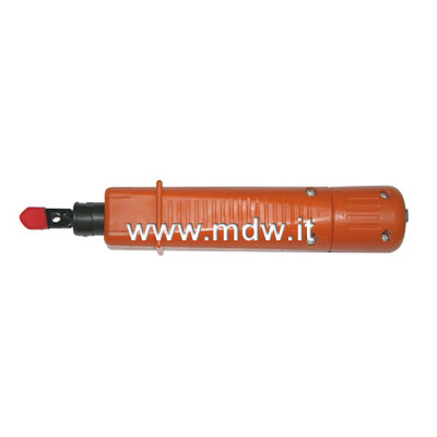 ATTREZZO INSERITORE PER CAVO RETE 8 POLI IN CONNETTORI TIPO 110 TERMINAL BLOCK E JACK KEYSTONE (DN-94003)