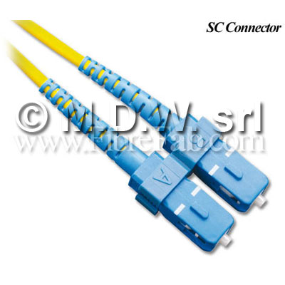 SC Duplex Connector, SM(PC), 0.126,1u  Blue