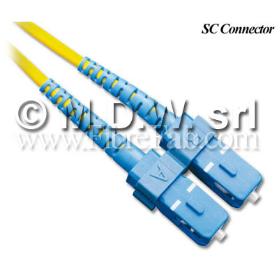  SC Connector, SM(PC), 0.126,1u  Blue