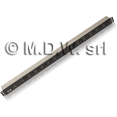Multipresa Intell IP 16 prese IEC C19 - controllo LAN