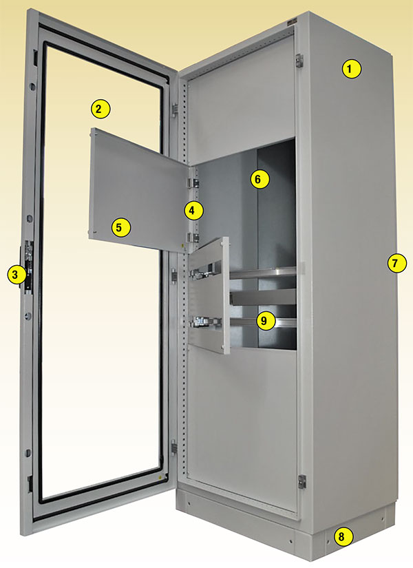 esempio di configurazione armadio metallico monoblocco