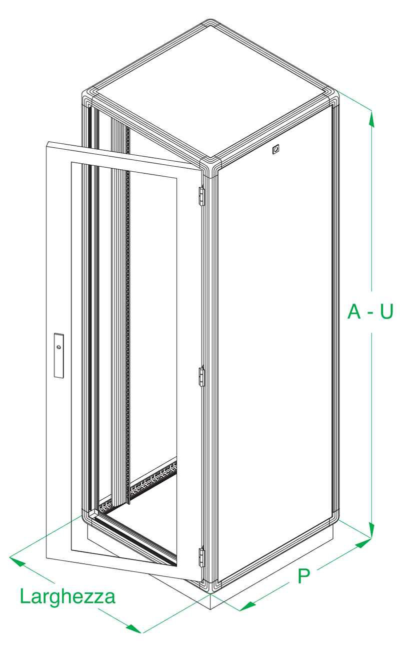 Armadi rack 19 industriali - Armadi Rack