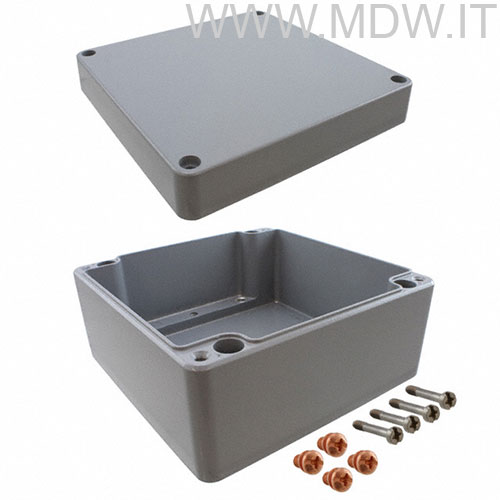 Mm Mba mba 202311 200x230x110 mm custodia in alluminio a norma Mm Mba mba 202311 200x230x110 mm custodia in alluminio a norma