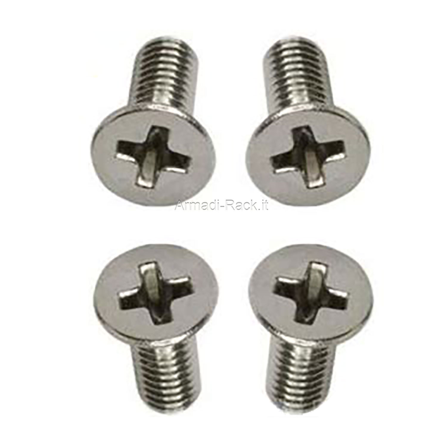 100 viti testa conica piatta con croce incassata di lunghezza 6 mm...