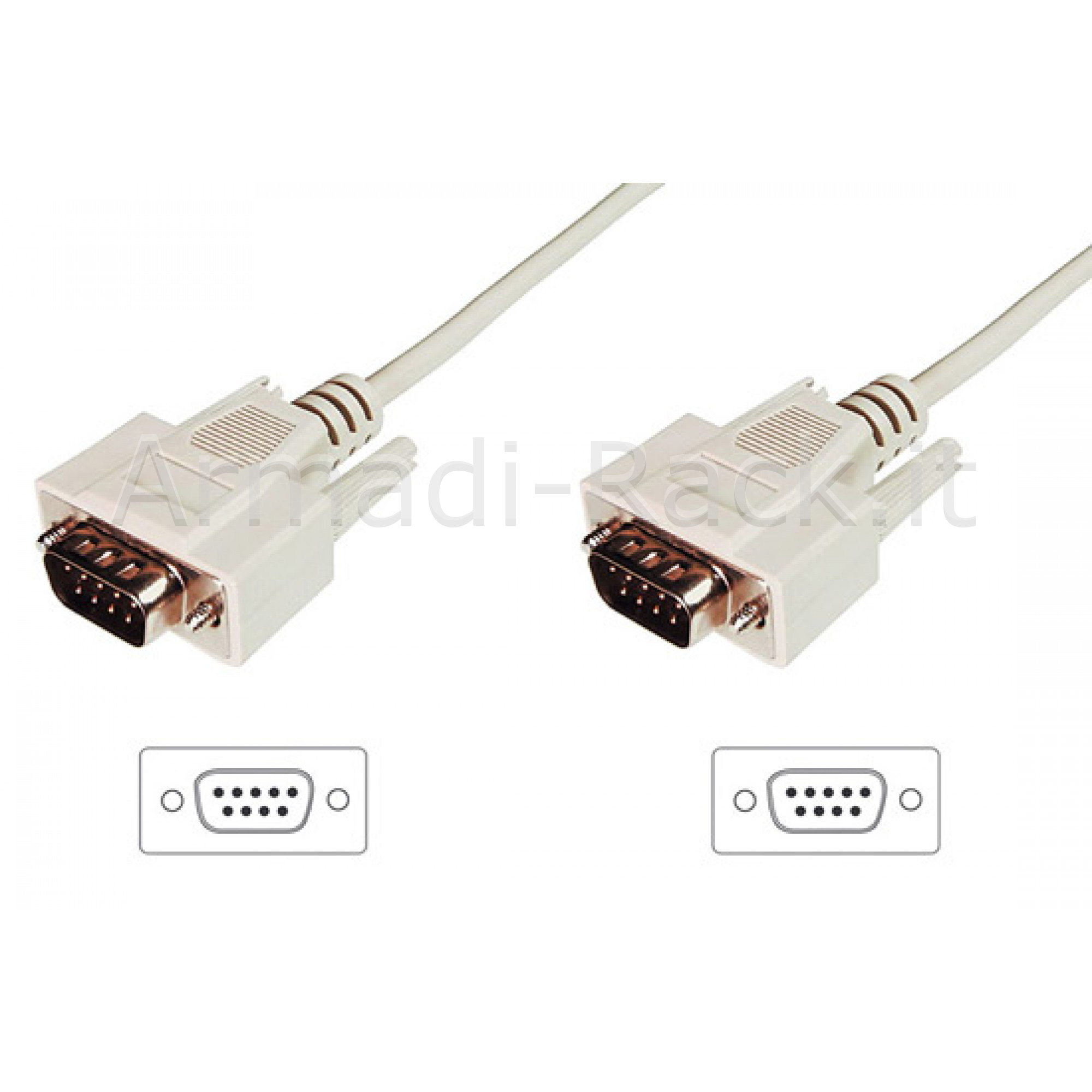 Cavo Prolunga per Modem- Mouse Ecc. Pin-To-Pin (Modem Cable) 9 Poli...