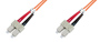 CAVO FIBRA OTTICA SC A SC MULTIMODE DUPLEX 62,5/125 MT.2