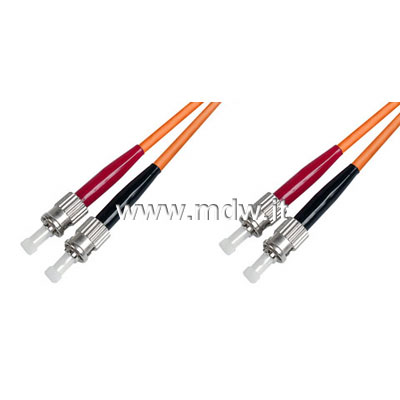 CAVO FIBRA OTTICA ST A ST MULTIMODE DUPLEX 62,5/125 MT.2