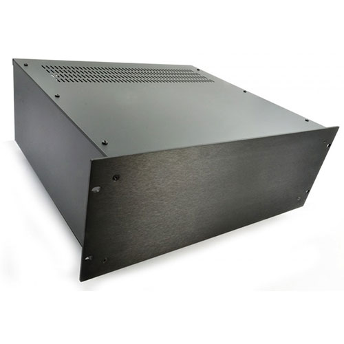 Case rack 19 pollici altezza 4 unità con frontale in alluminio colore...