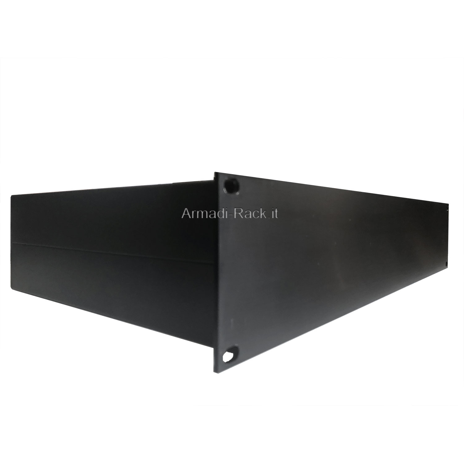 Contenitore a cassetto rack 19'' 2U in alluminio anodizzato nero... (2)