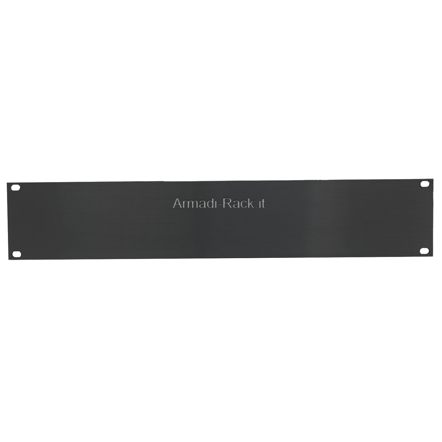 Contenitore a cassetto rack 19'' 2U in alluminio anodizzato nero...