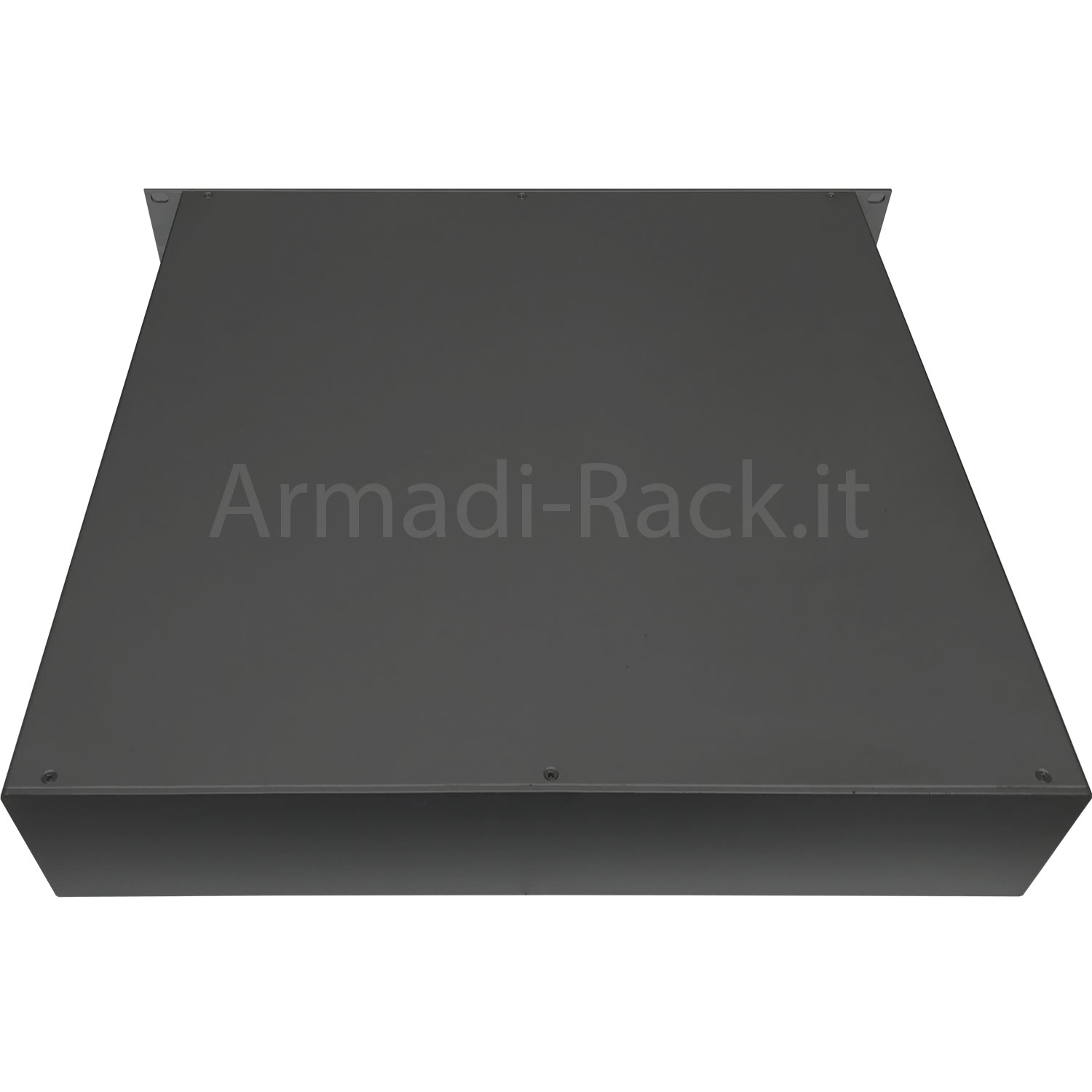 Contenitore a cassetto rack 19'' 2U in alluminio anodizzato nero... (2)