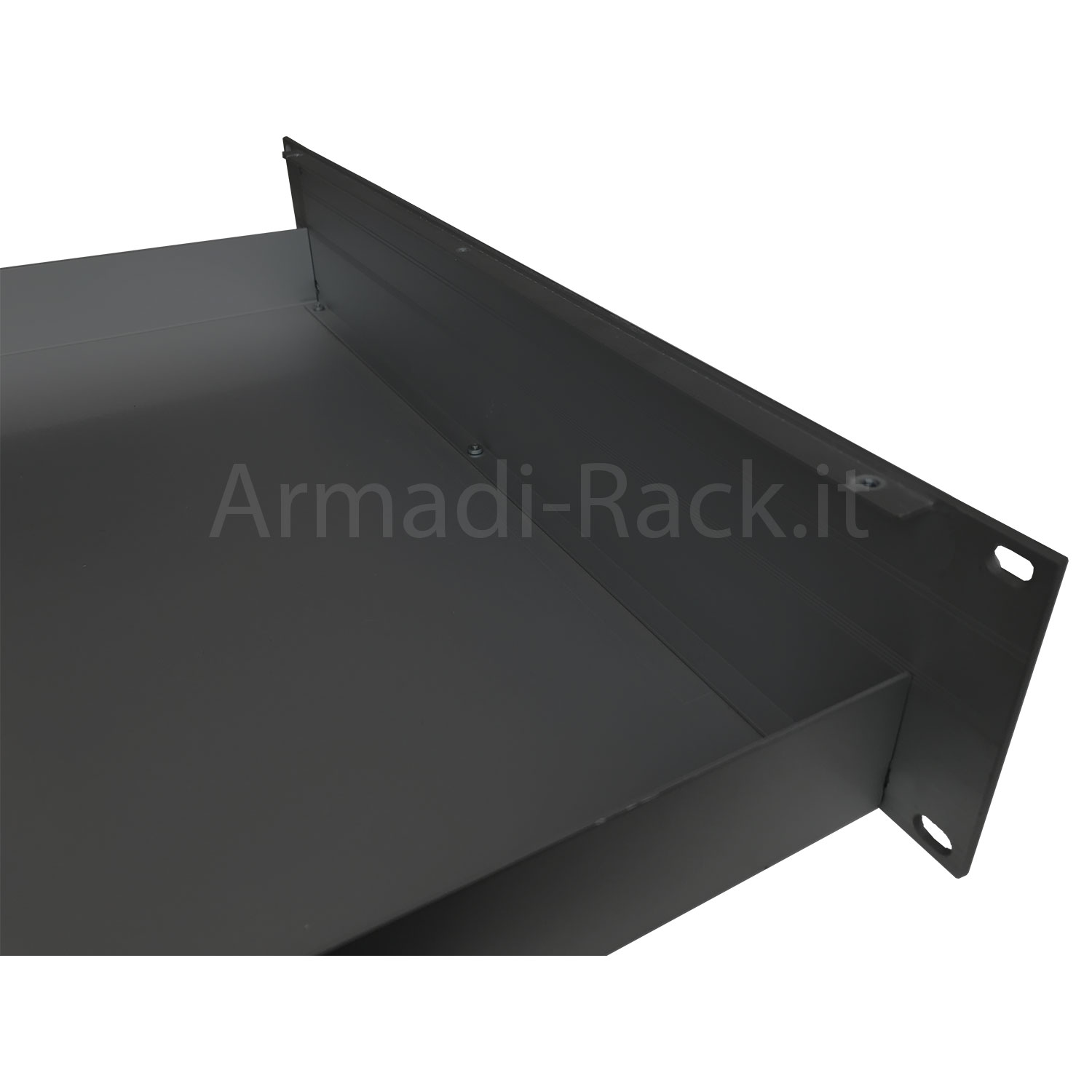 Contenitore a cassetto rack 19'' 2U in alluminio anodizzato nero... (5)