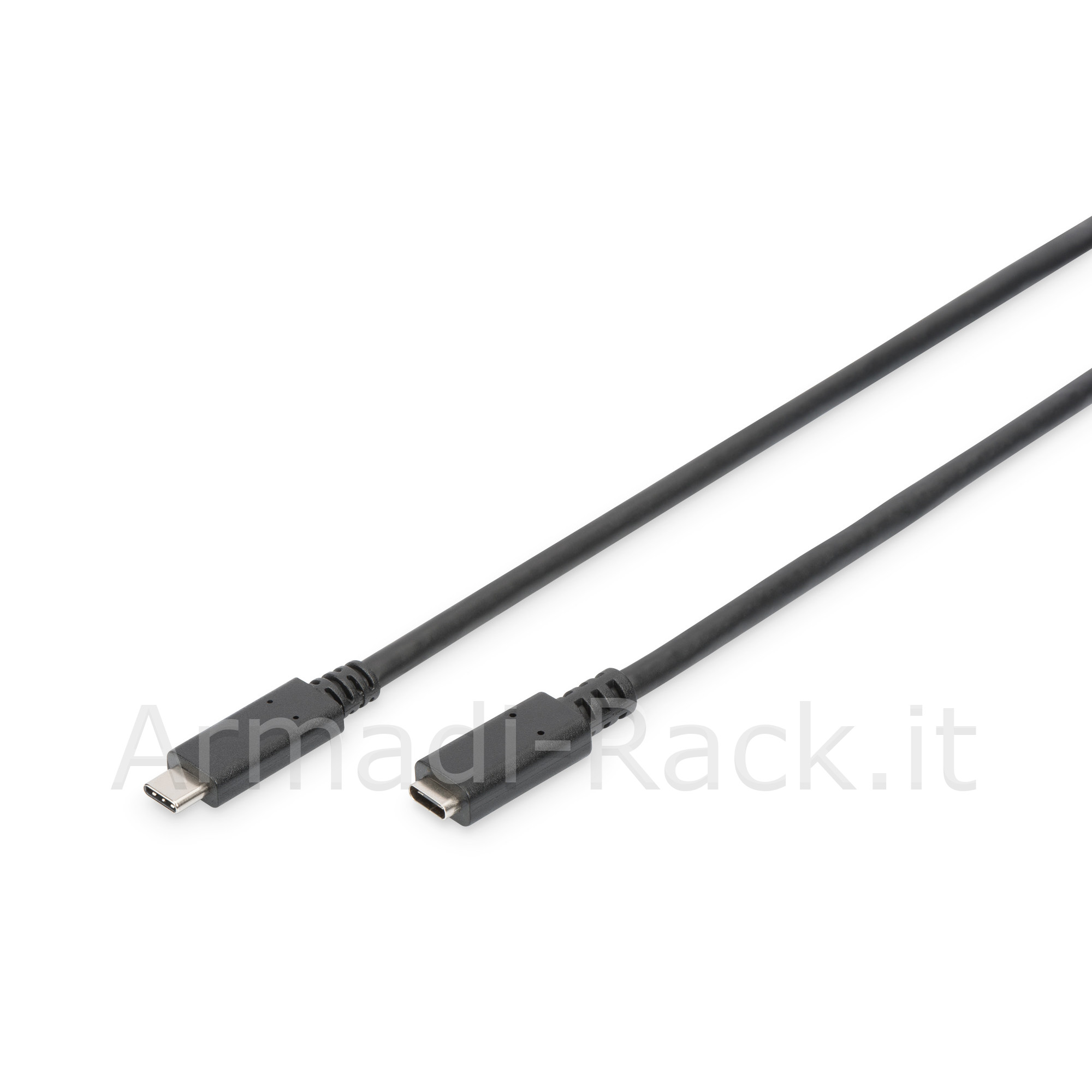 Cavo Prolunga USB 3.1 (Gen 2) Tipo C Maschio/Femmina Mt 0,7 - Armadi Rack