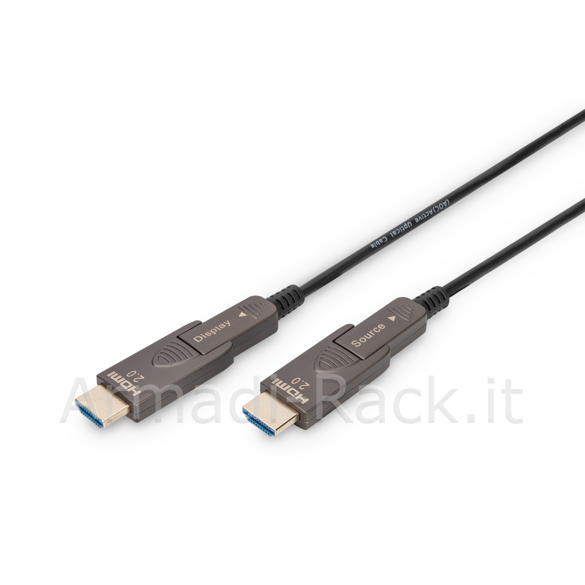 Digitus cavo in fibra ottica ibrido 4k - hdmi aoc connettore...