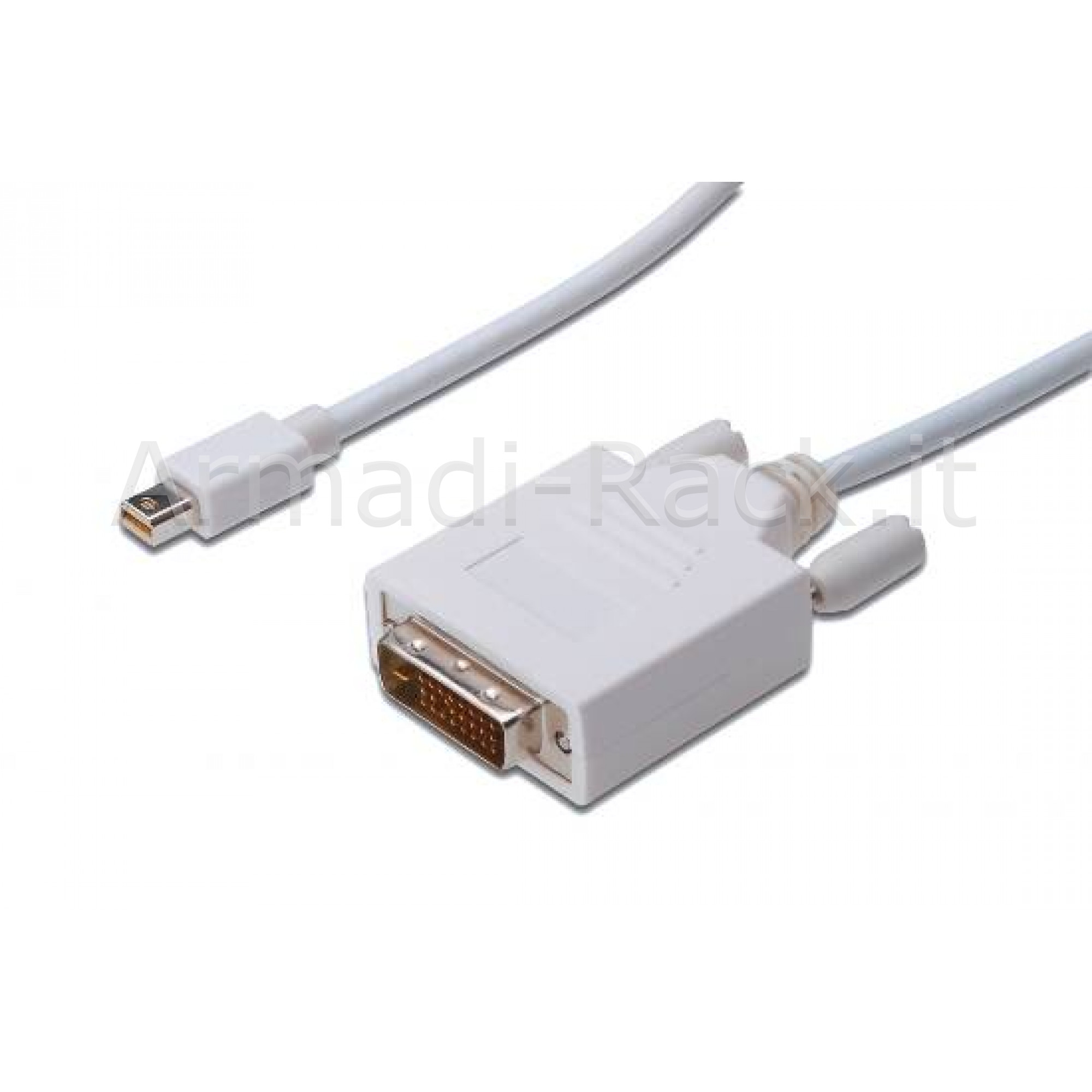 Cavo Adattatore Displayport Mini Dp/Maschio - Dvi(24+1)/Maschio Mt. 2