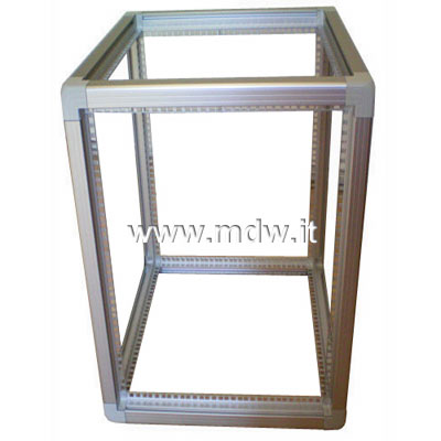 Telaio rack - open frame 19" - 24u x 818 x 596 (l x p mm), in alluminio...