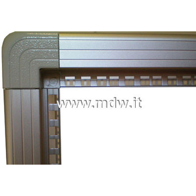 Telaio rack open frame 19 pollici - 30u x 551mm in alluminio anodizzato, varie...