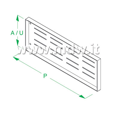 Piastra Post. a 12U 533X269