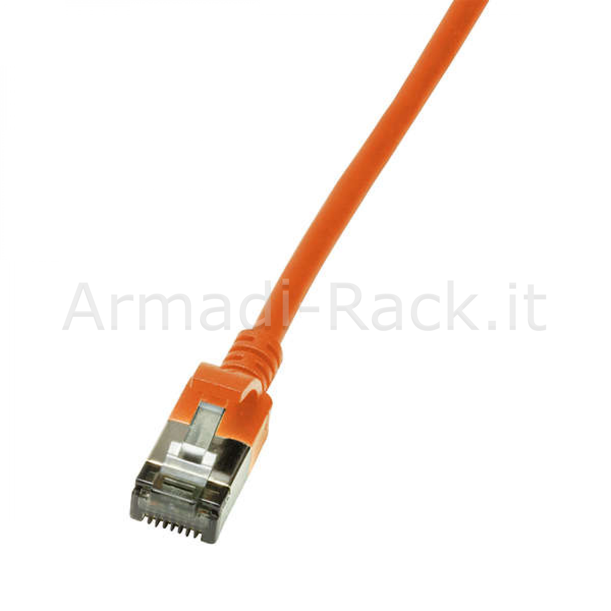 Cavo di Rete Cat.6A STP TPE Slimline Arancione 5,0M