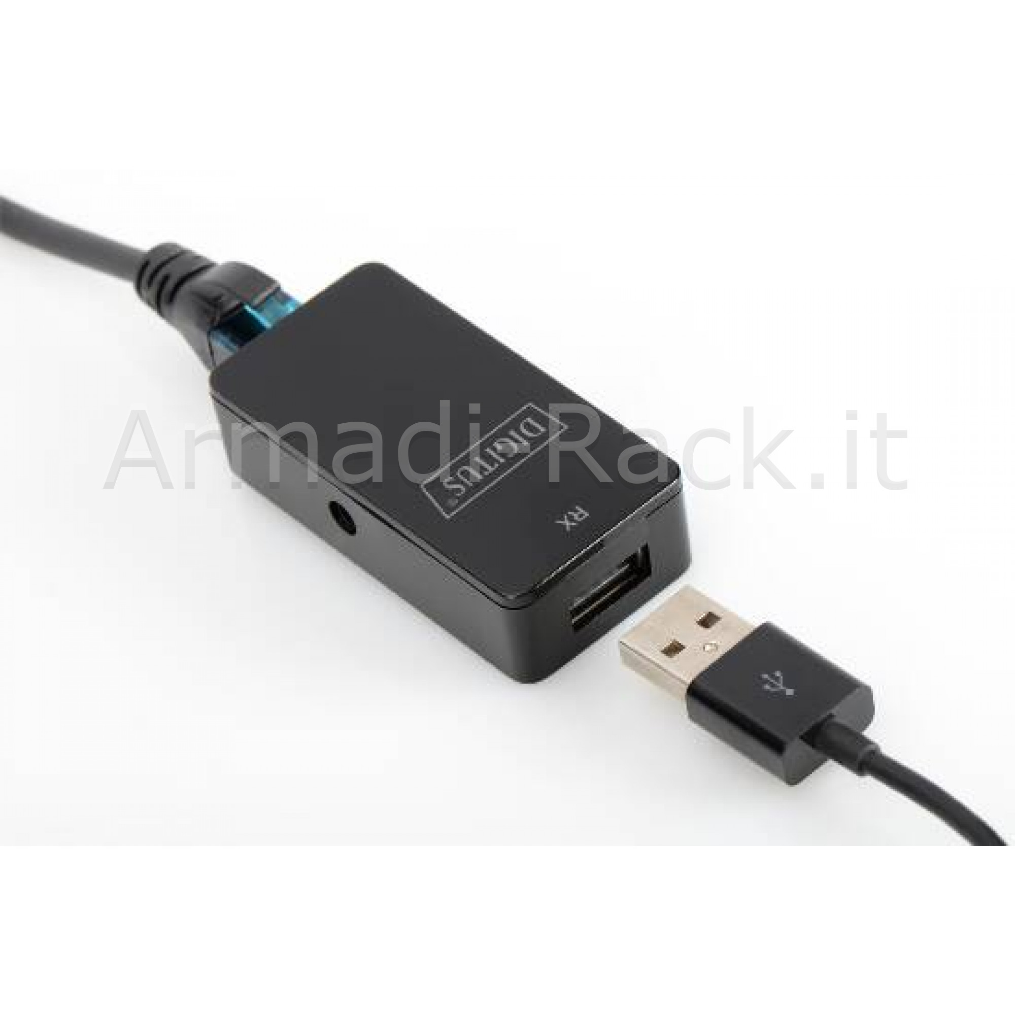 Estensore di linea usb 2.0 fino a 50 mt. tramite cavo rete cat 5e