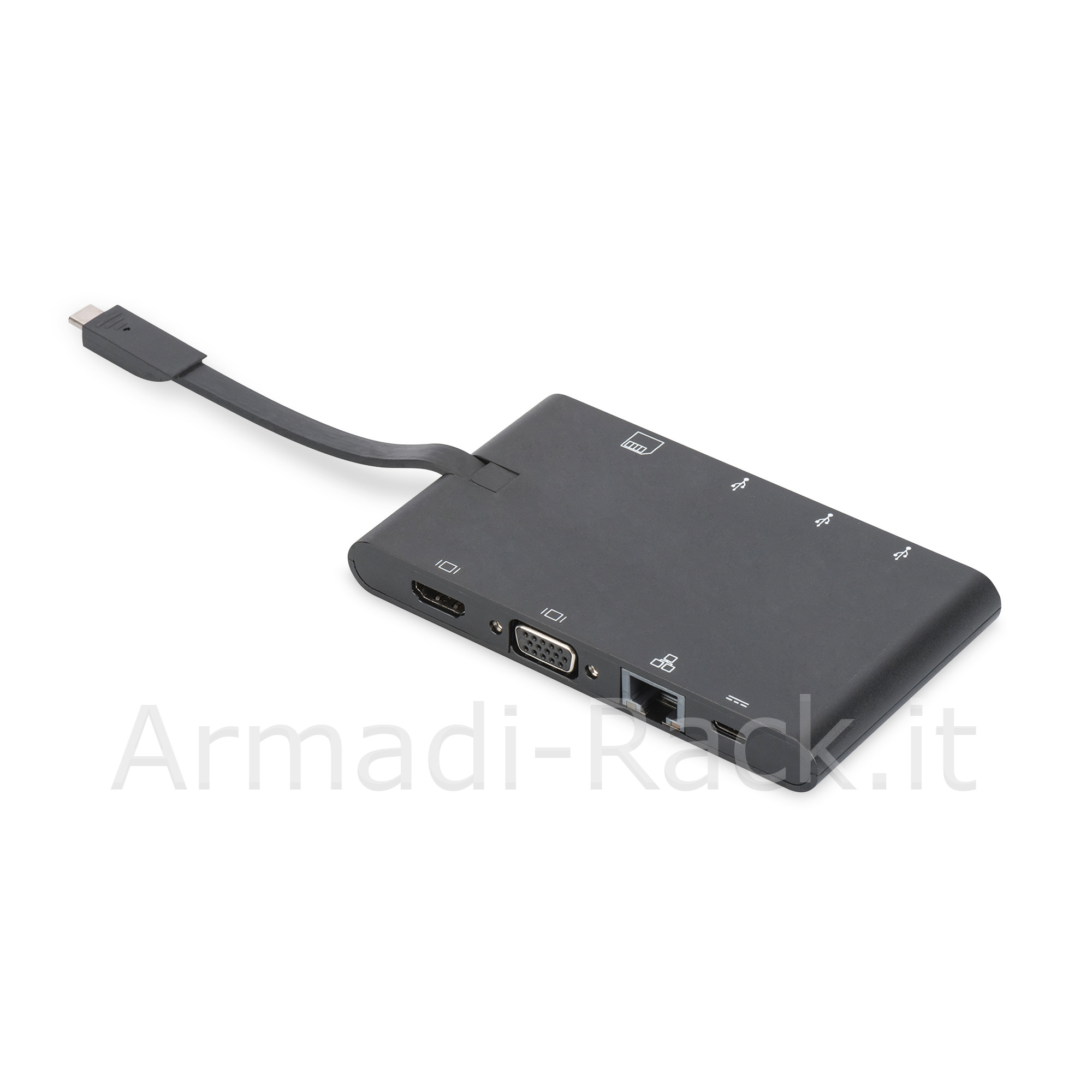 Docking Station 9 Porte con Connettore USB Tipo C