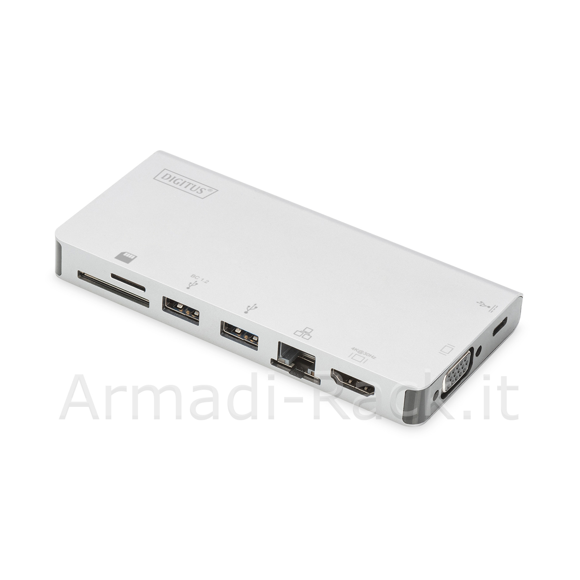 Docking Station 8 Porte Hdmi, Vga, 2Xusb-C, 3Xusb 3.0, Rj45, Lettore...