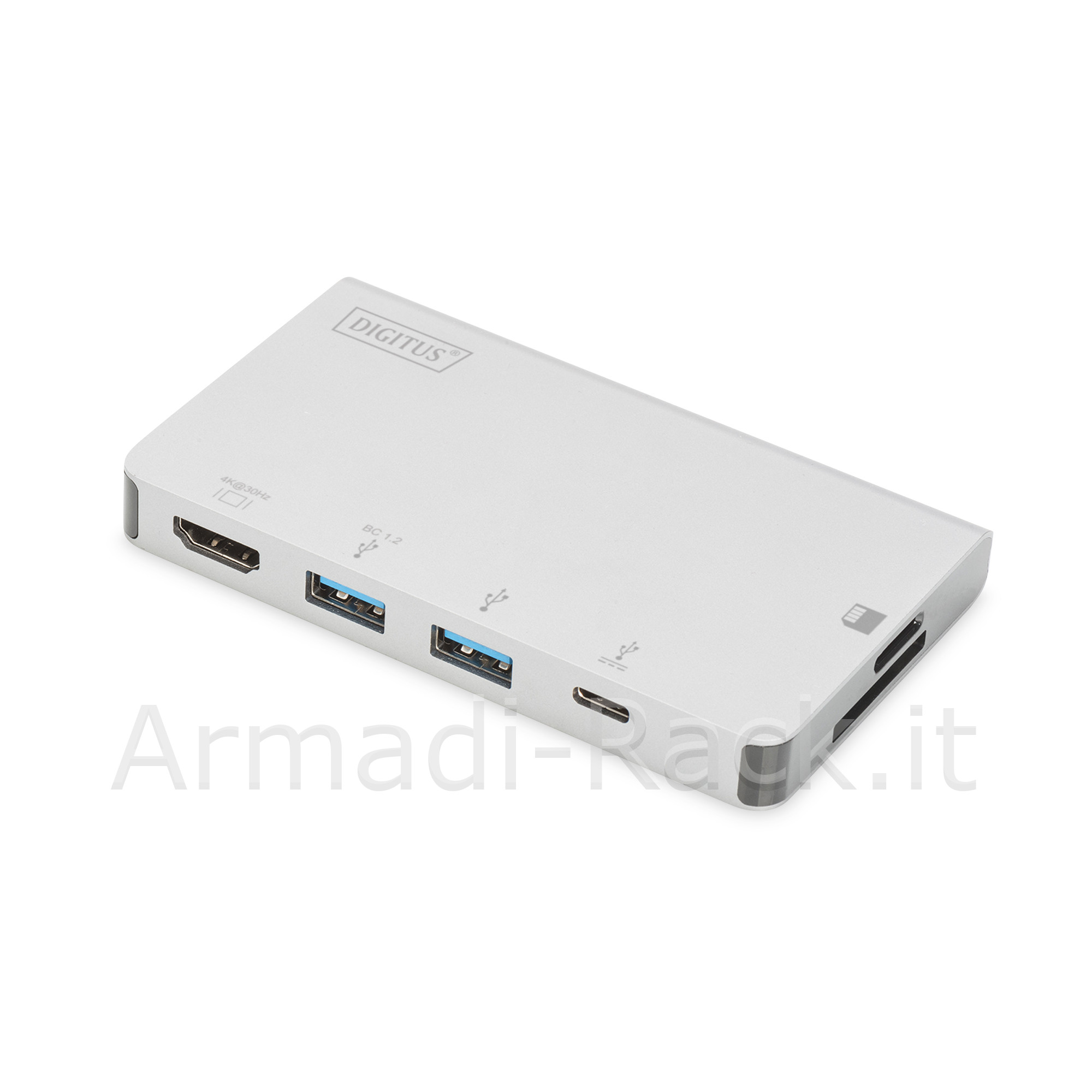 Docking Station USB Tipo C con 6 Porte Usb, Hdmi, Tipo C, Lettore Card