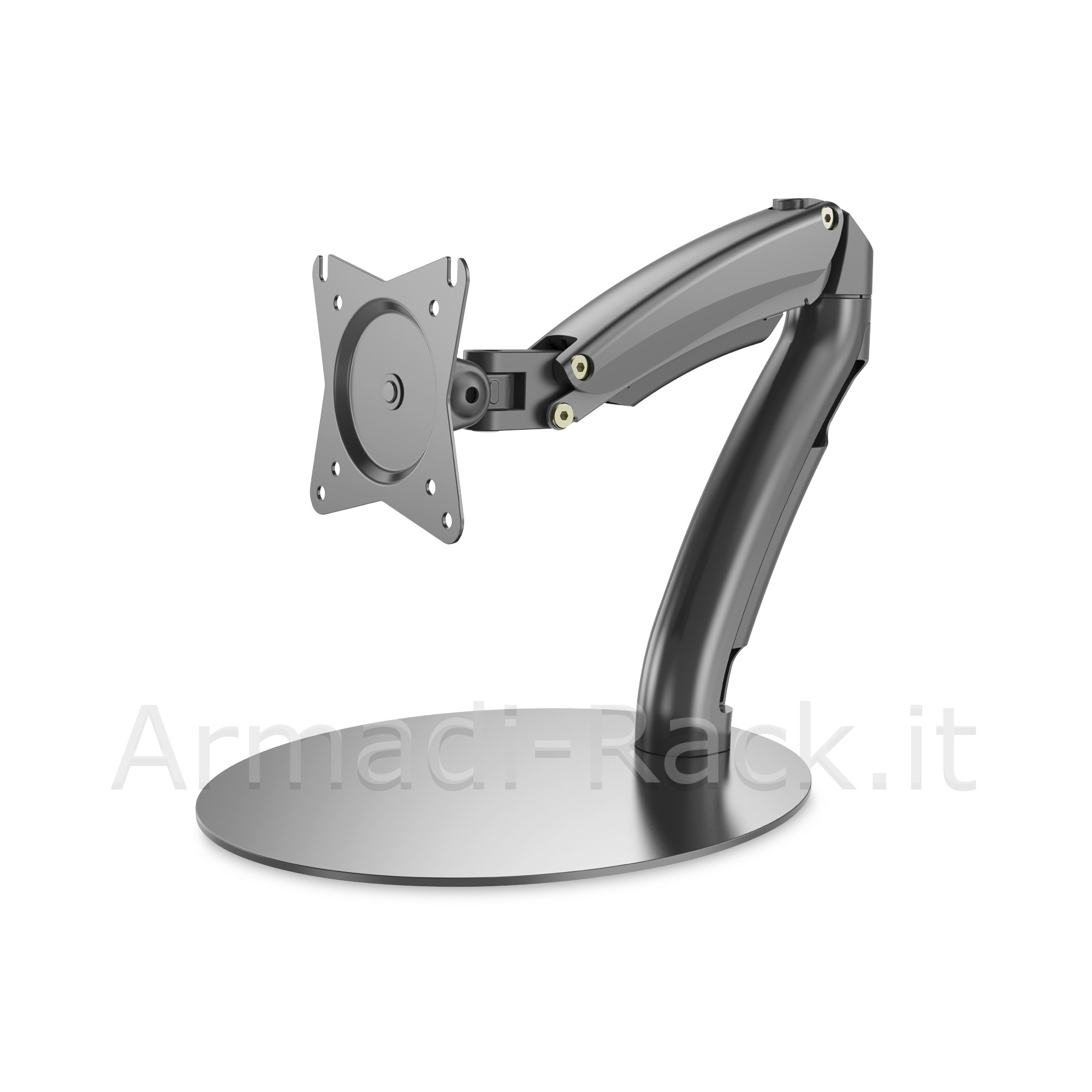 supporto universale per monitor led/lcd con molla a pressione