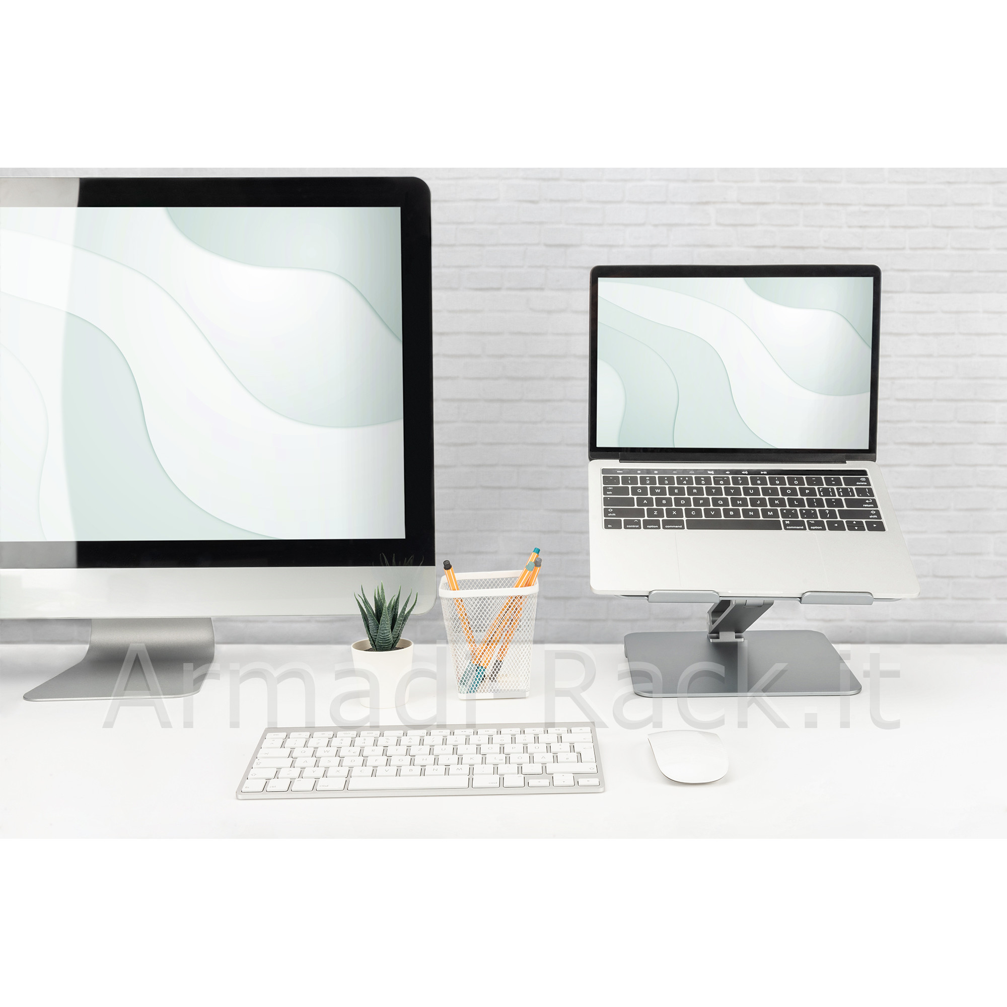 Supporto regolabile da notebook/tablet con 6 porte...