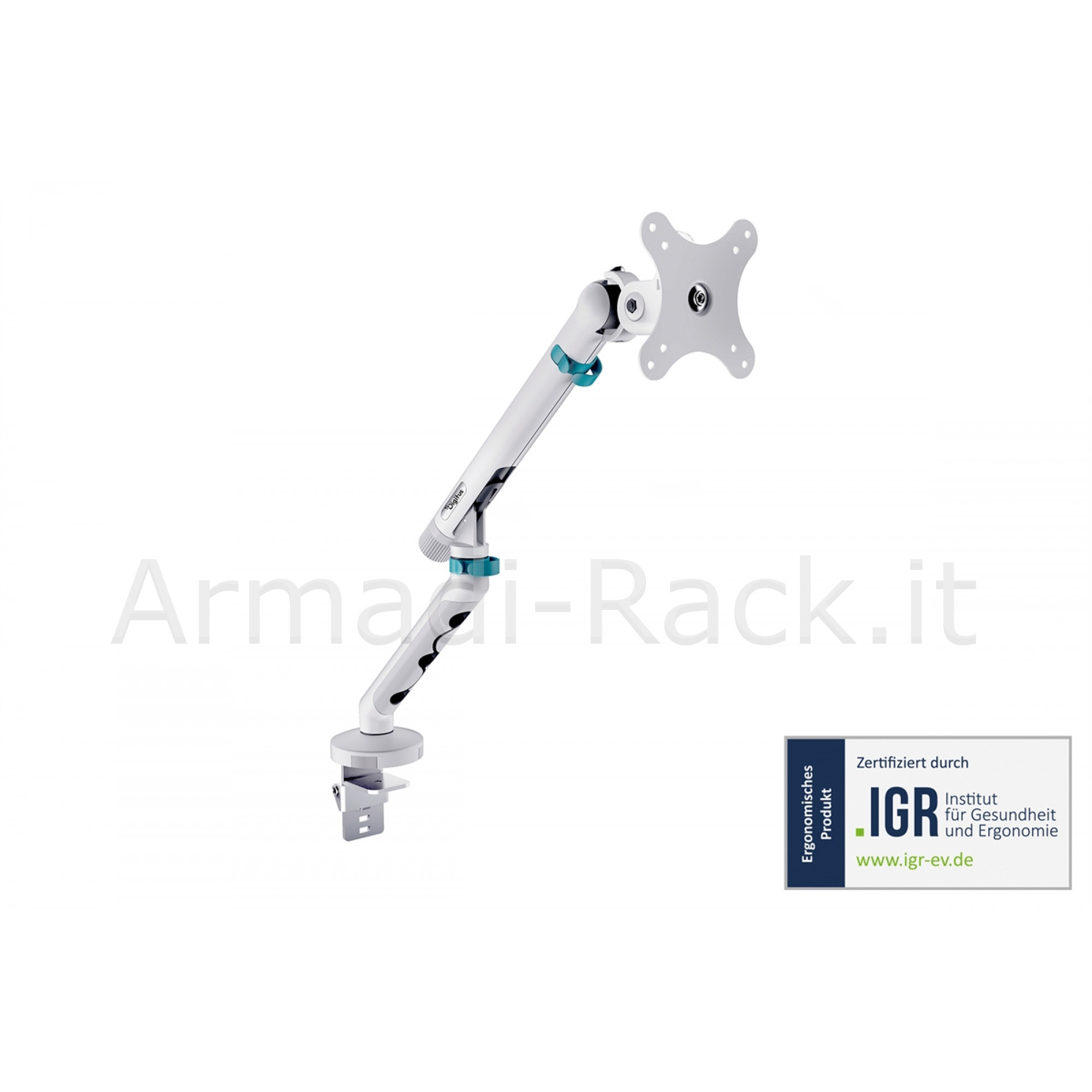 Supporto per monitor a design singolo, 35", 10 kg