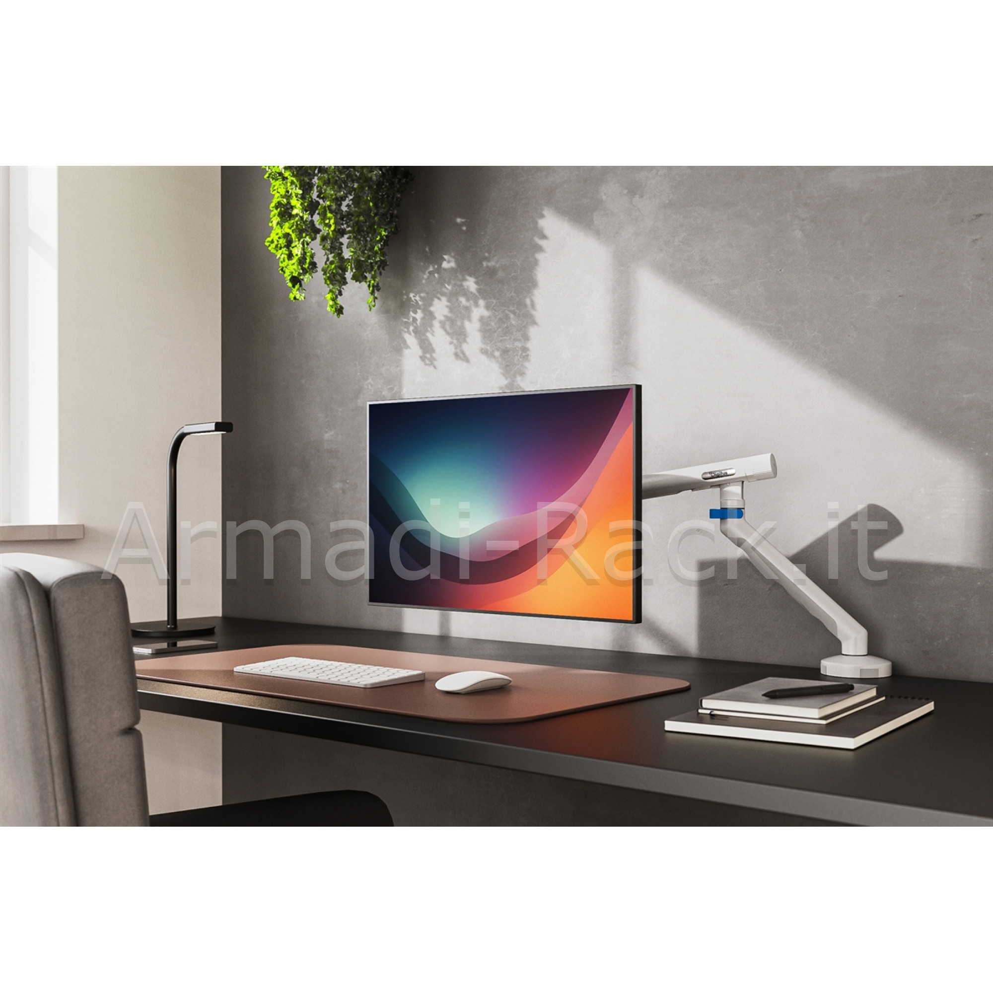 Supporto per monitor a design singolo, 35", 10 kg