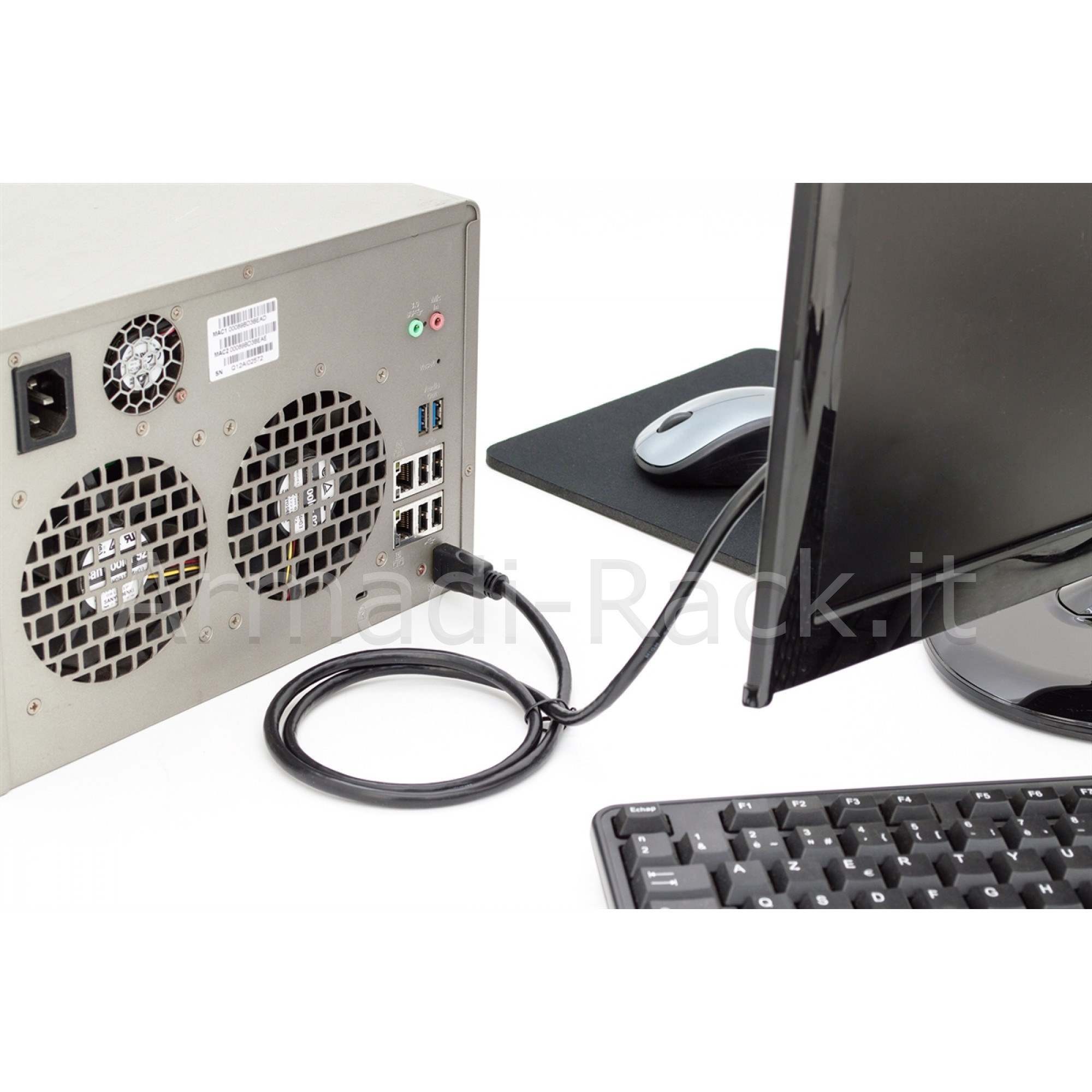Hdmi premium high speed con cavo di collegamento ethernet