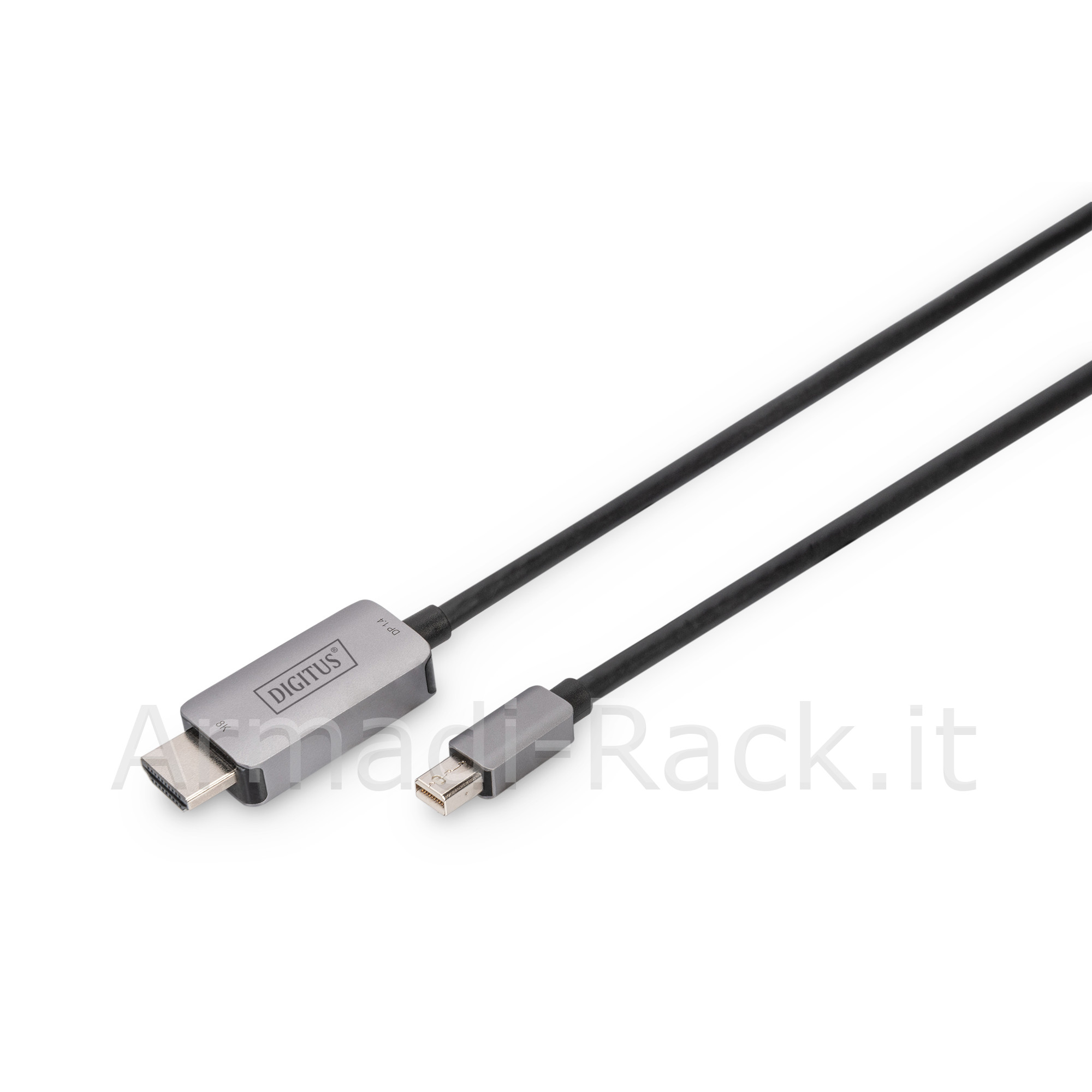 Digitus cavo adattatore mini displayport 8k, mini dp - hdmi tipo a mt...