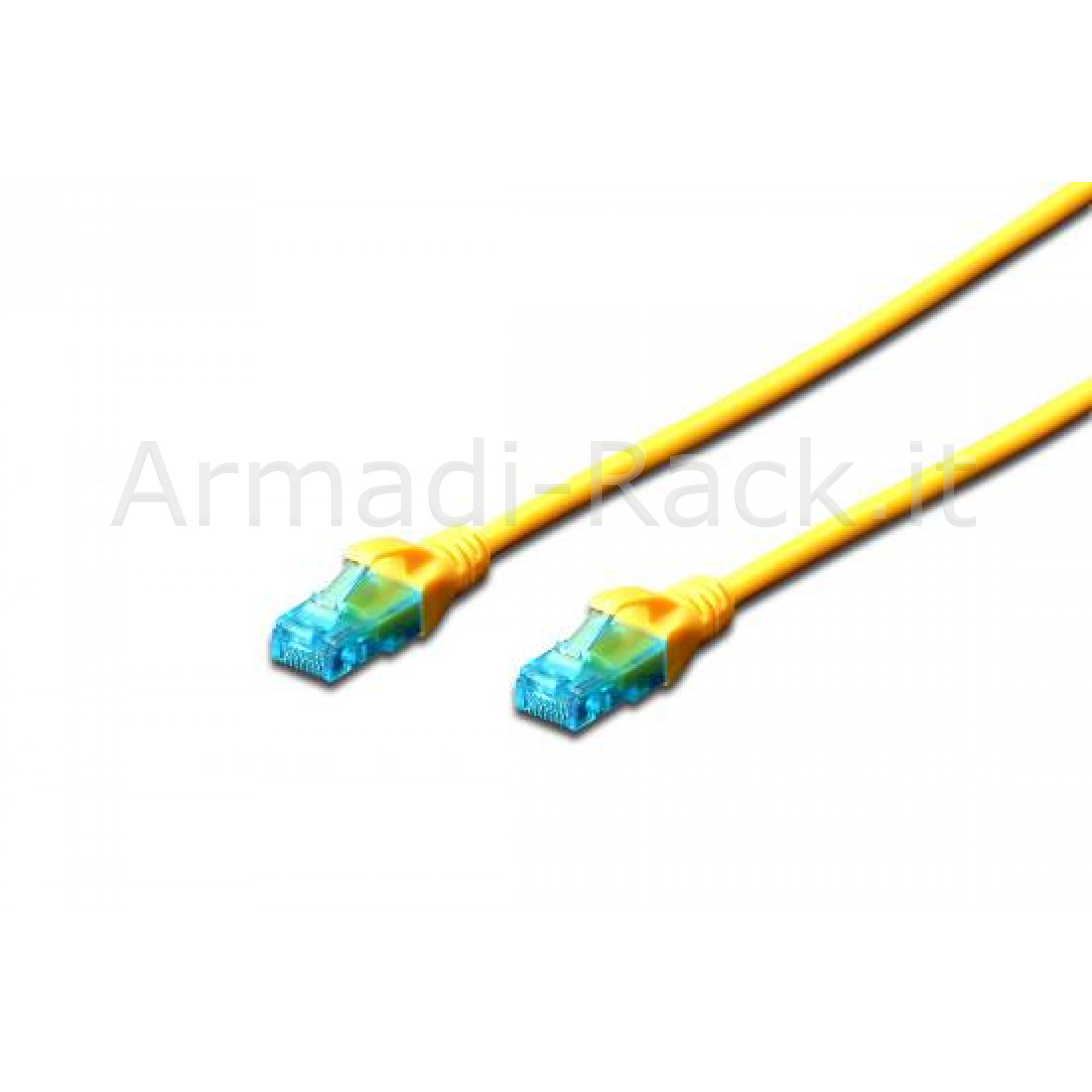 Cavo Rete Utp Cat. 5E Non Schermato - Lunghezza Mt. 5 - Colore Giallo