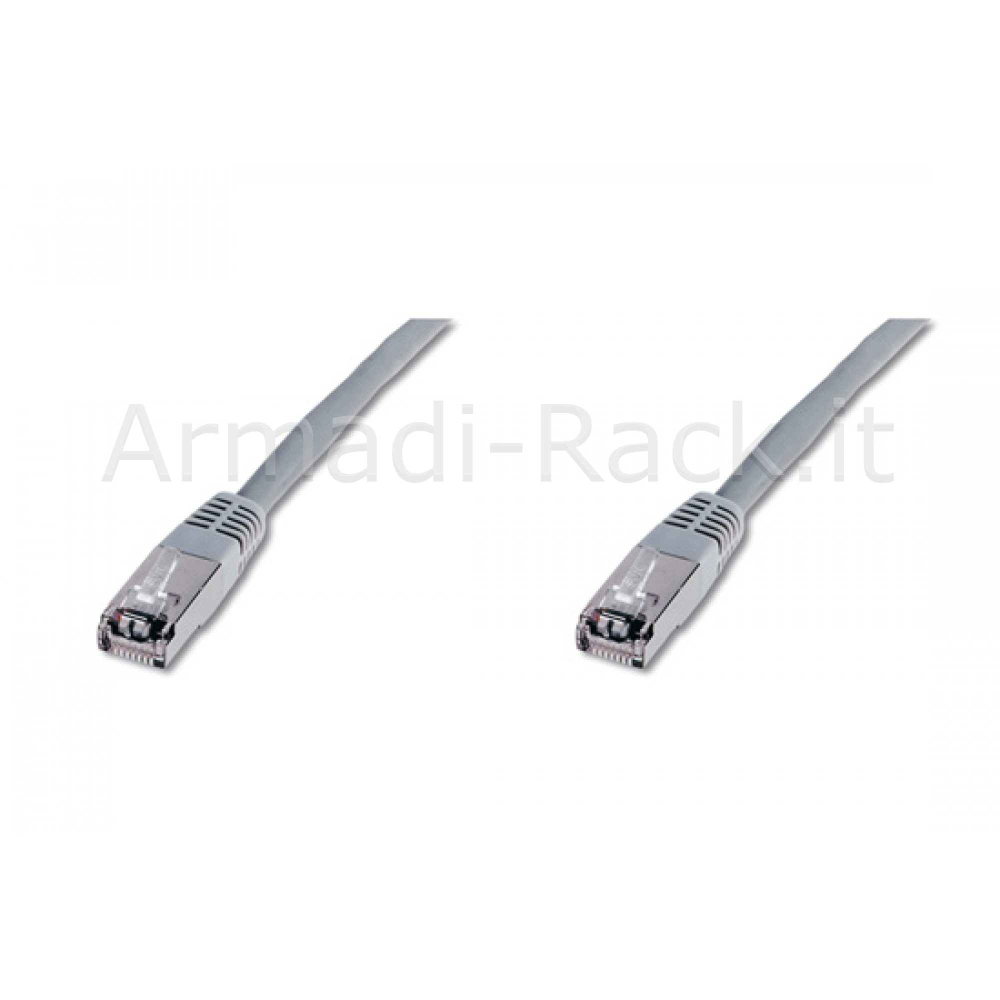 Cavo Rete Ftp Cat. 5E Schermato - Lunghezza Mt. 20 - Colore Grigio