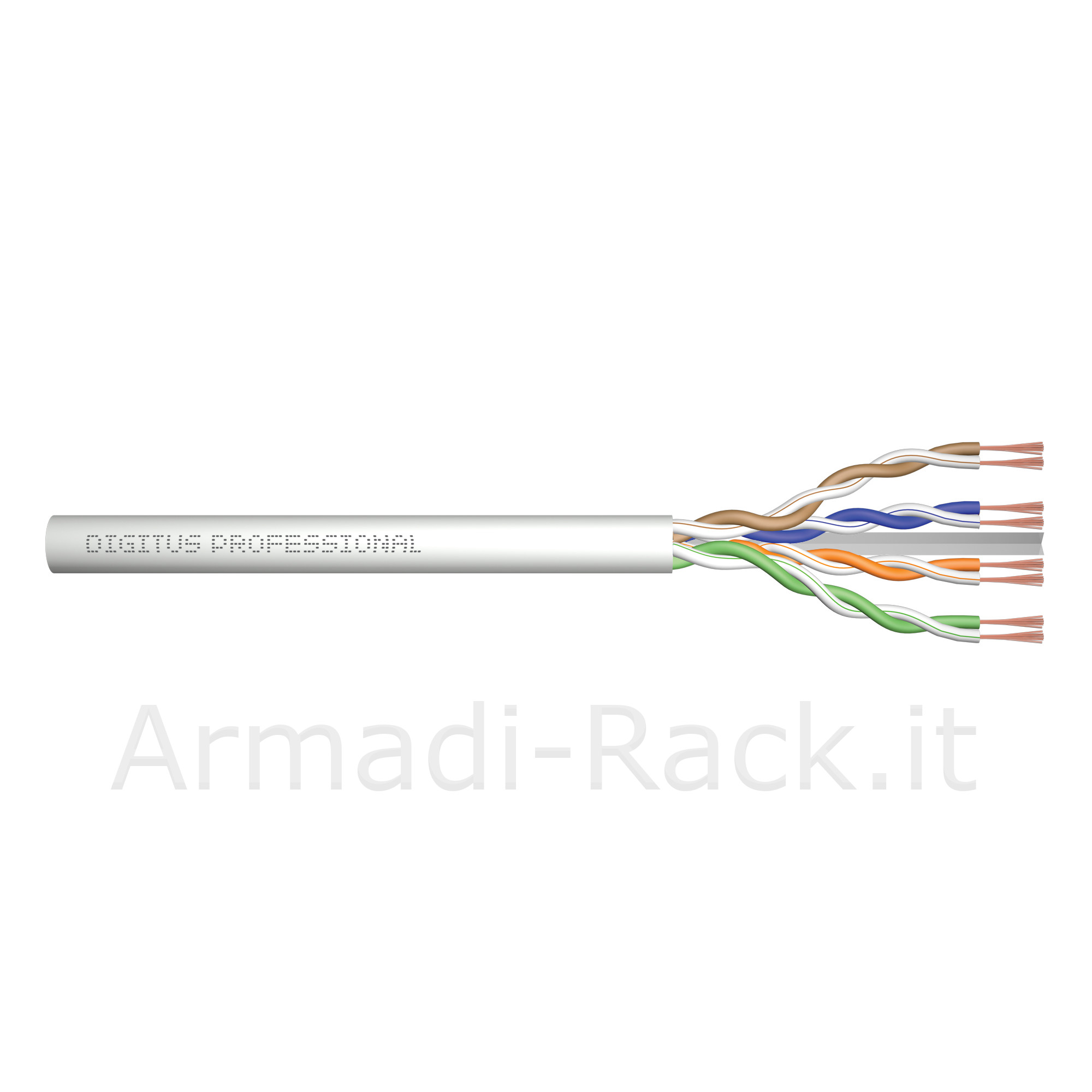 Cavo Flessibile Non Schermato Utp Halogenfree per Reti Categoria 6A in...