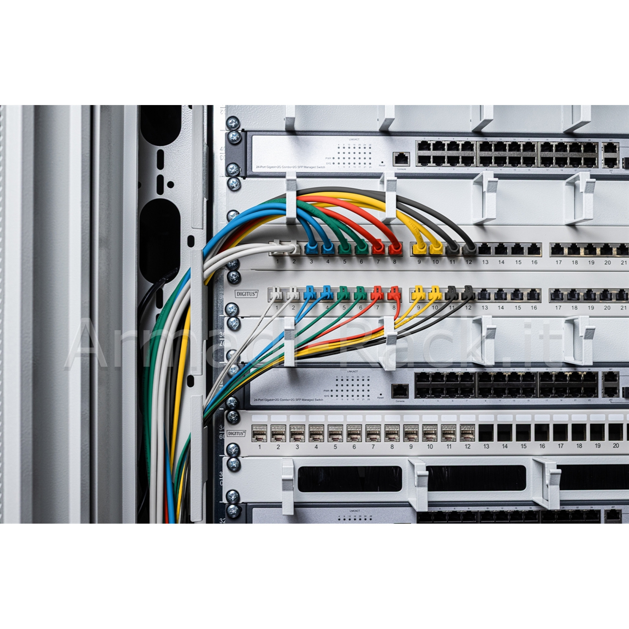 Cavo rete cat 6 u-utp rame lszh slim 10 pezzi, varie lunghezze e...