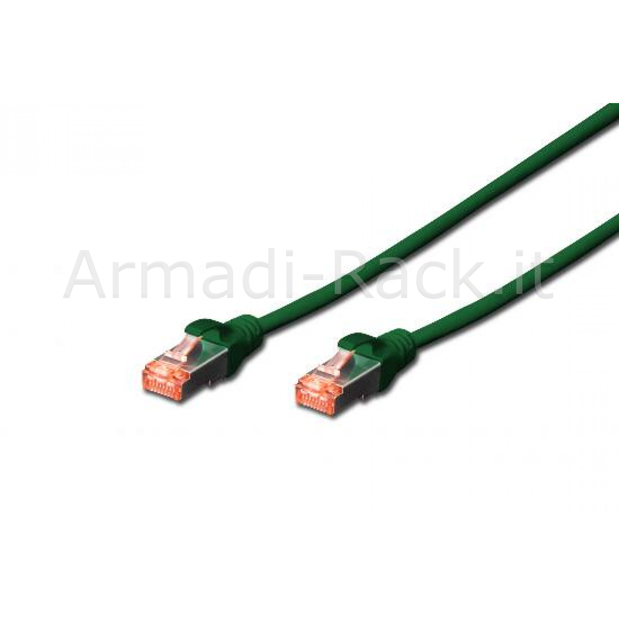 Cavo rete s-ftp cat.6 doppia schermatura ls0h colore verde mt. 5