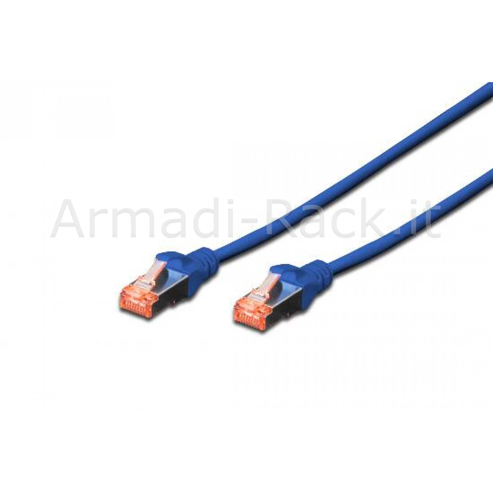 Cavo rete s-ftp cat.6 doppia schermatura ls0h colore blu mt. 10