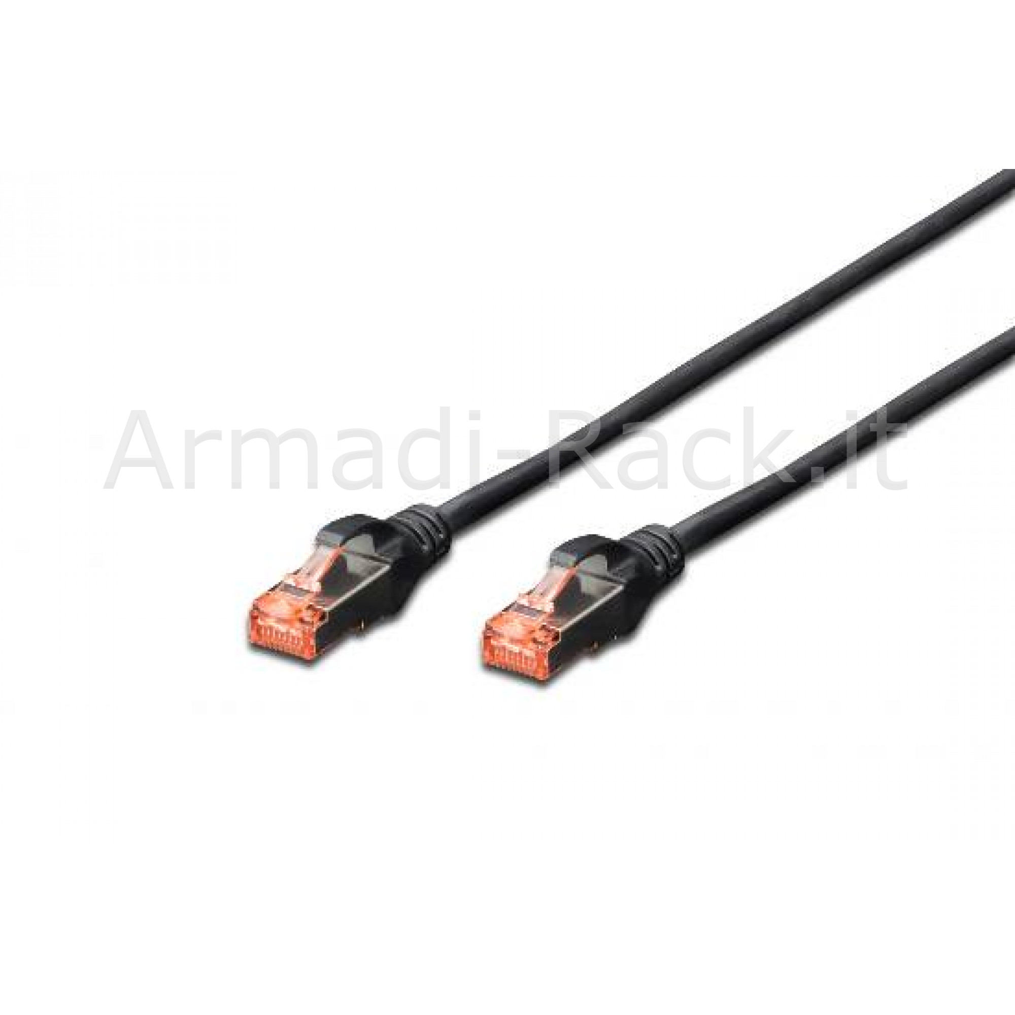 Cavo rete s-ftp cat.6 doppia schermatura ls0h colore nero mt. 10