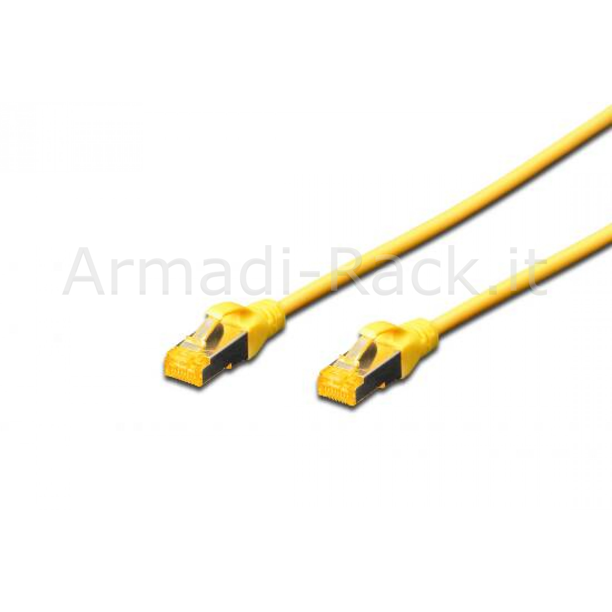 Cavo rete s-ftp cat.6a doppia schermatura lsoh colore giallo mt. 30