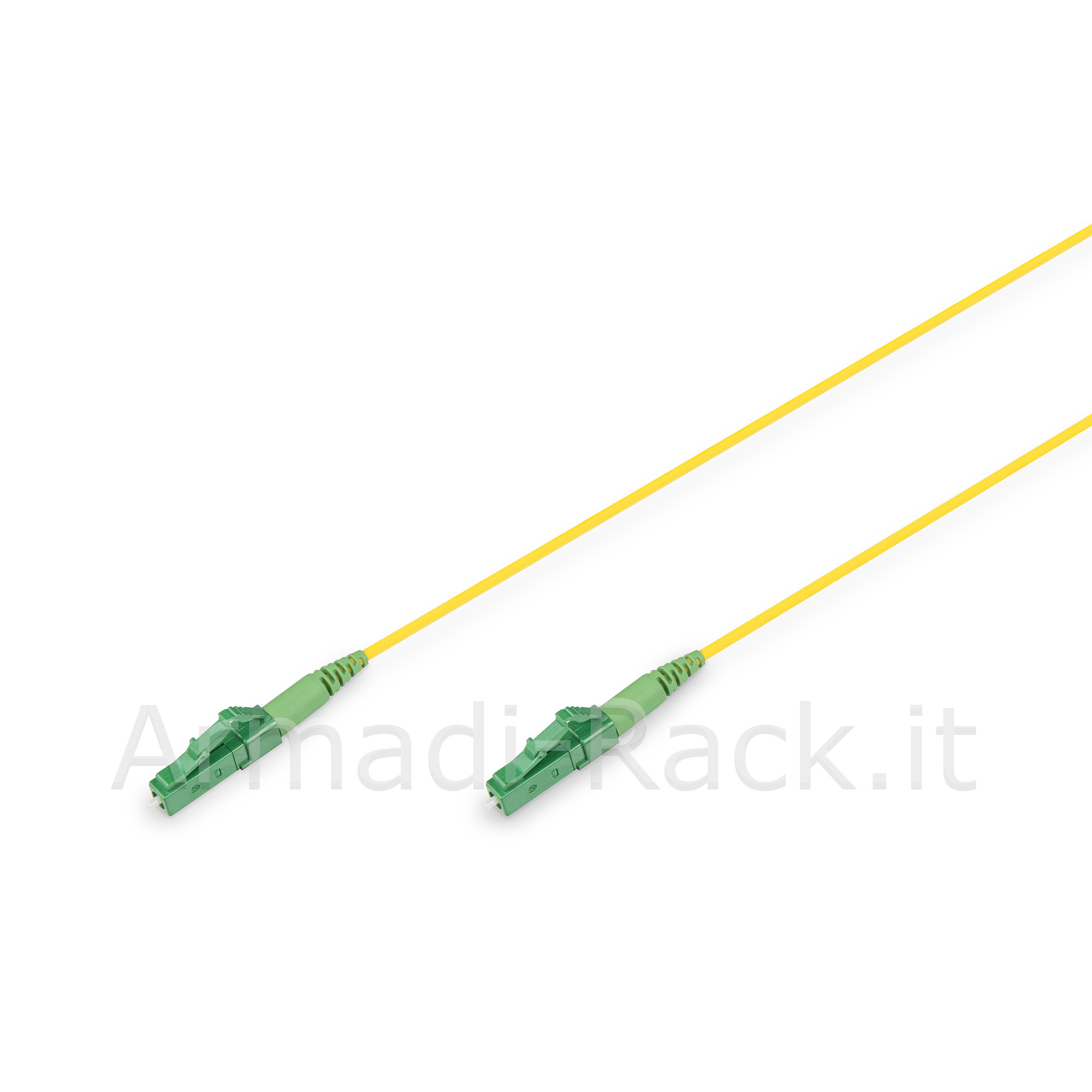 Cavo patch simplex in fibra ottica, single mode, lc/apc - lc/apc, 1 m