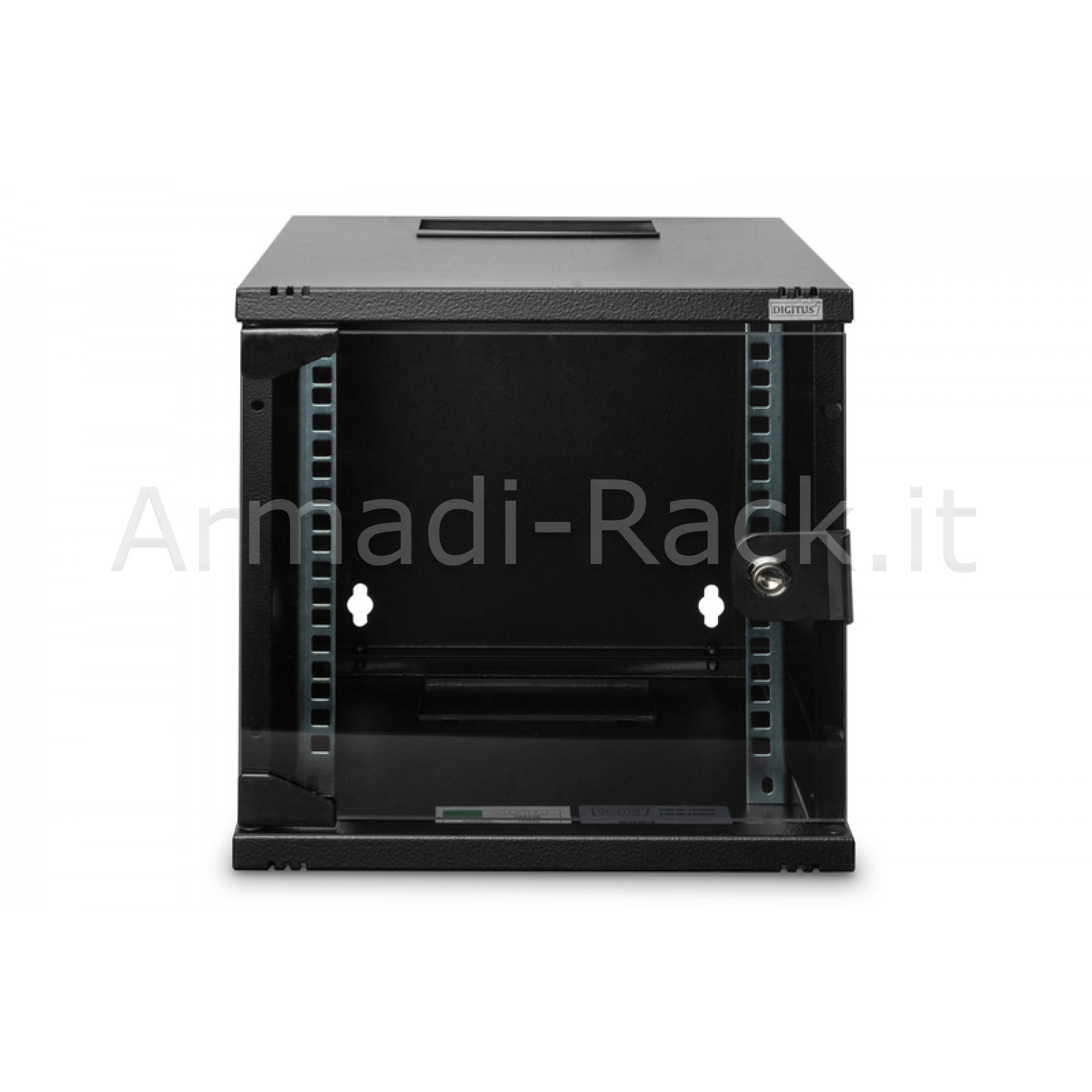 Armadio a muro 10" 6u 312x300 colore nero digitus