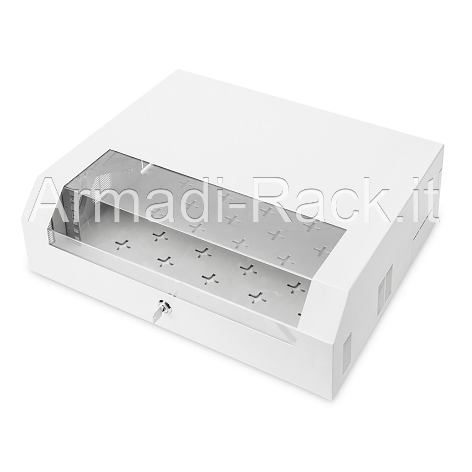 Armadio 5 unita' (2U verticali + 3U orizzontali) da muro 19 slim line...