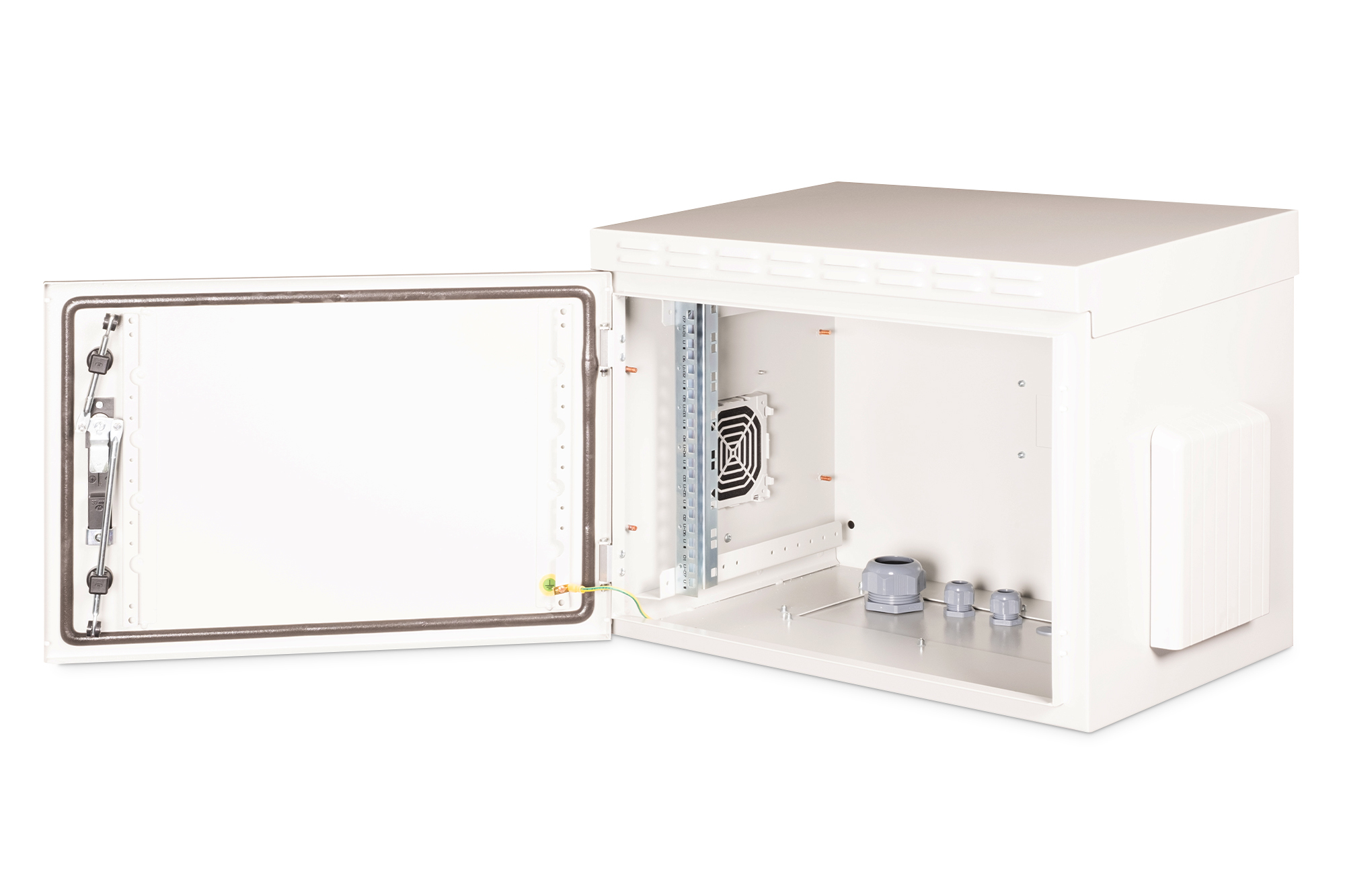 Armadio 7 unità rack per esterno IP55 Outdoor Wall Mounting 19''...