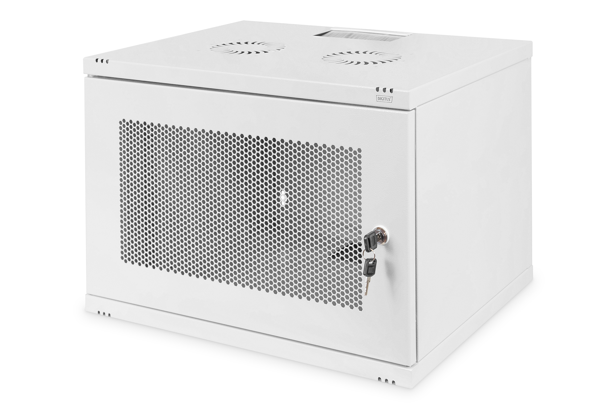 Digitus armadio rack 7u 19" a parete con porta grigliata, misure 540 x...