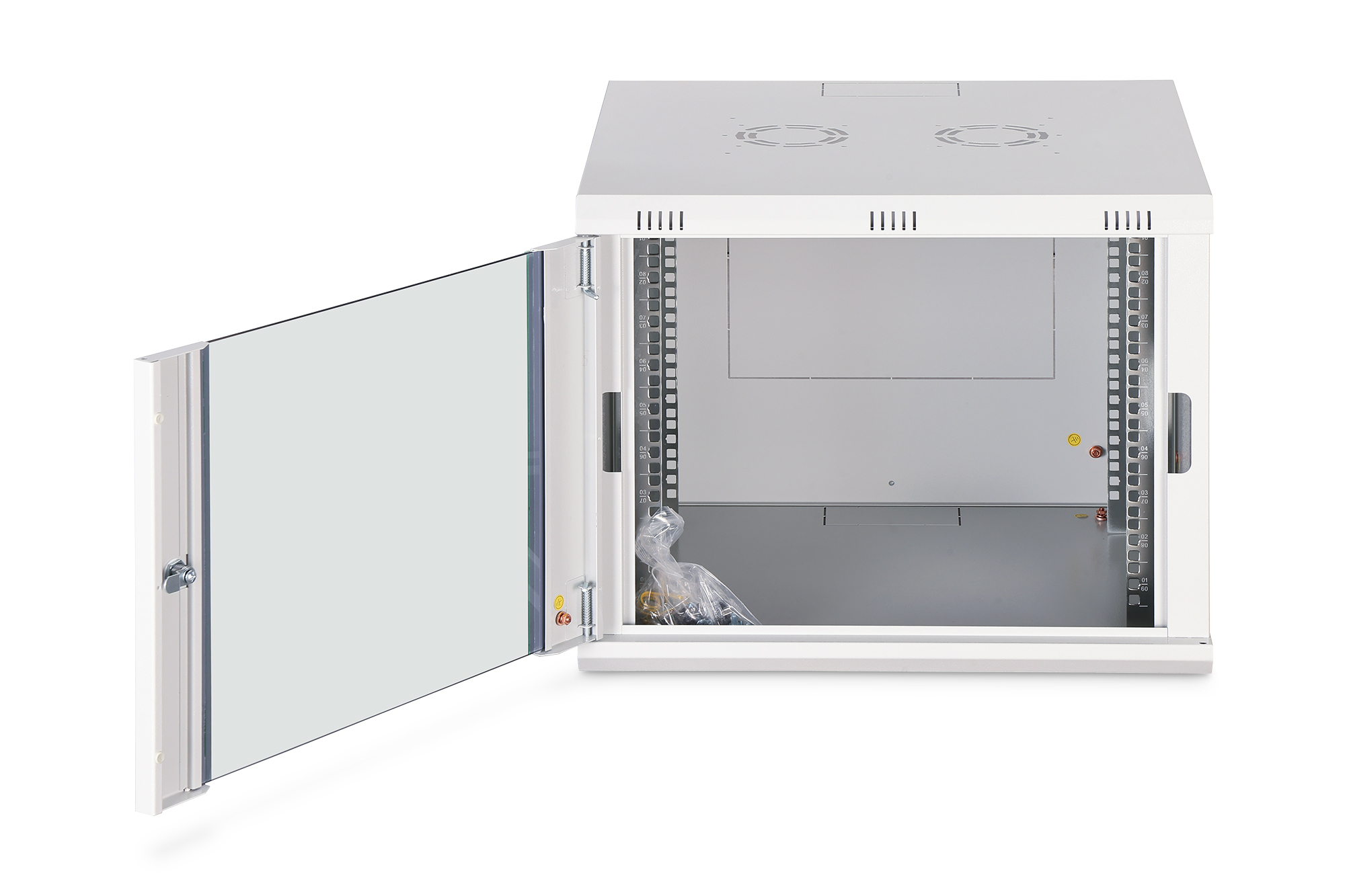 Armadio rack 19" 9 unita' da muro larghezza 600 mm, profondita' 600...