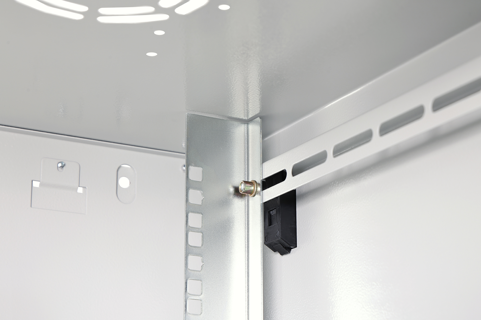 Armadio rack 19" 9 unita' da muro larghezza 600 mm, profondita' 600...