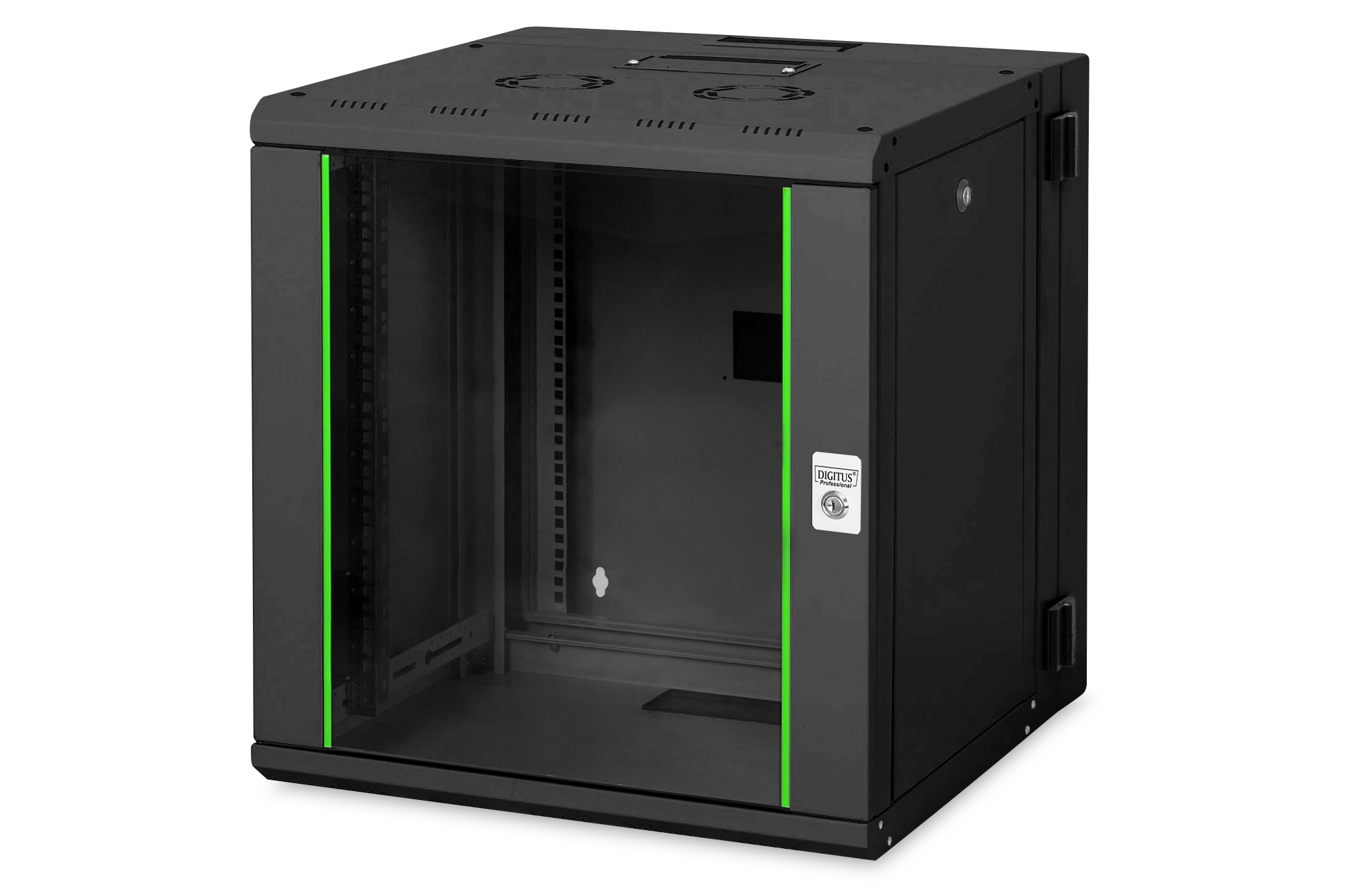 Armadio rack 12 unità da muro linea soho (a) 643 x (l) 600 x (p) 600...
